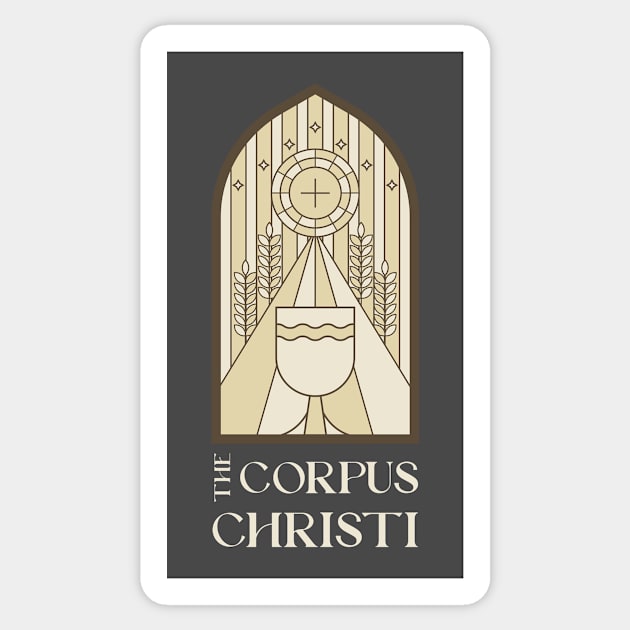 The Corpus Christi catholic Christian Christianity Sticker by Tip Top Tee's